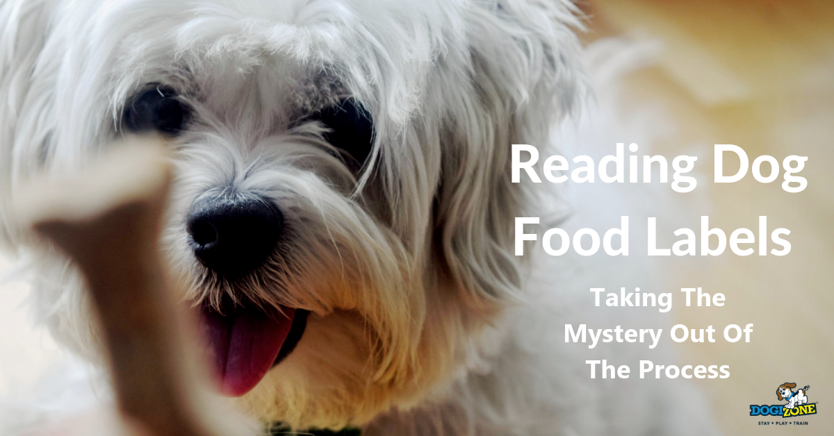 Reading dog food labels